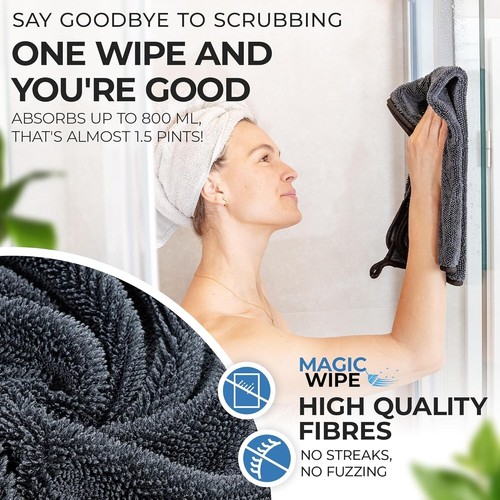 Magic wipe bathroom - magic, drying
